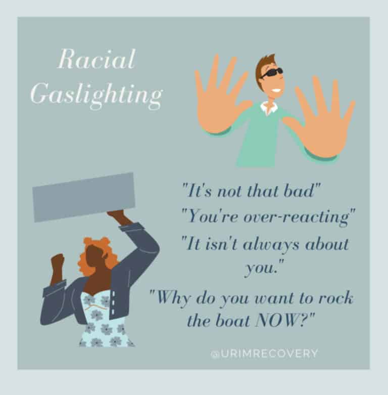 The far right are gaslighting black people