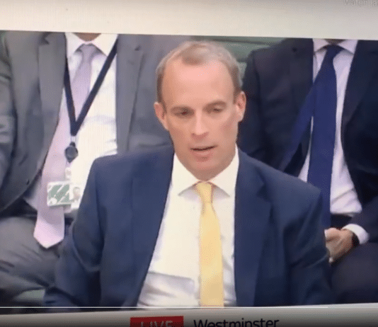 Dominic Raab refuses to say what day he went on holiday