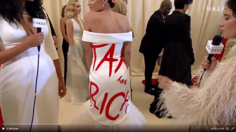 AOC’s ‘tax the rich’ gown isn’t a threat. It is designer protest meant to dull class struggle