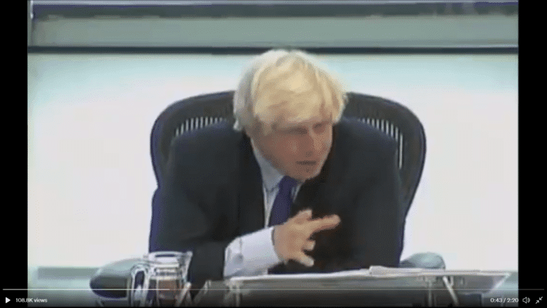 Guess where Boris Johnson got his climate information from?