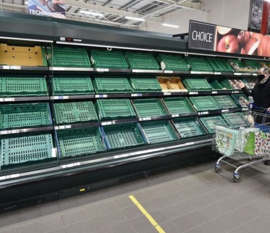 Europe fine but UK facing severe food shortages
