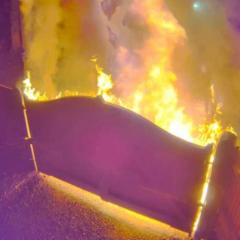 Pro blood sport sociopaths responsible for arson attack