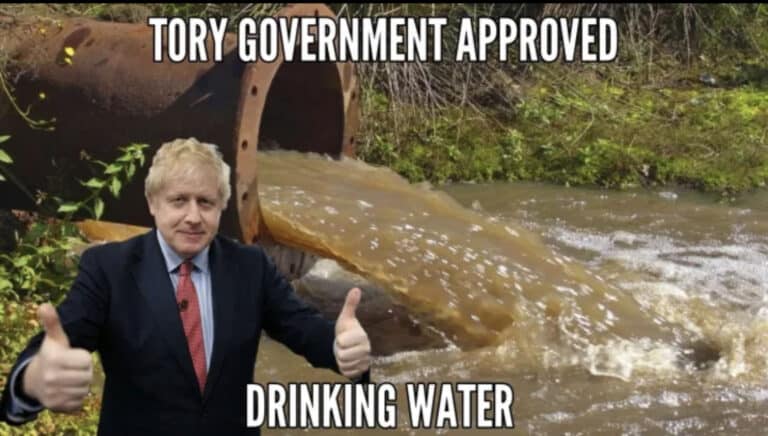 Major Fact Checker clears up raw sewage debate but finds Tory Brexit as a factor