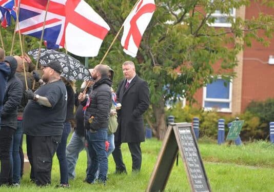 Far right gather in response to ‘fake’ crime in Wigan