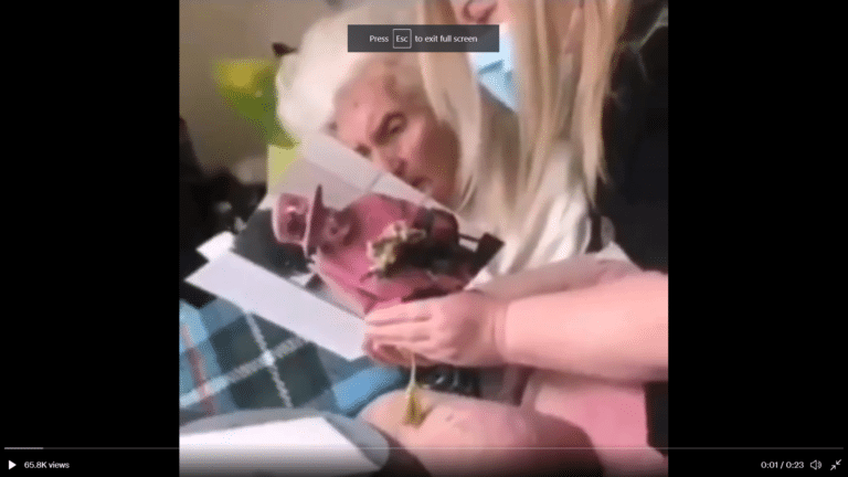 Scouse nan responds to telegram from the Queen