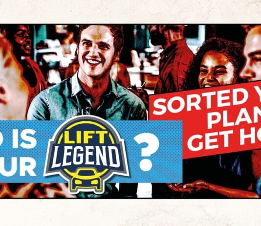 Free soft drinks for drivers who give lifts home to friends and family