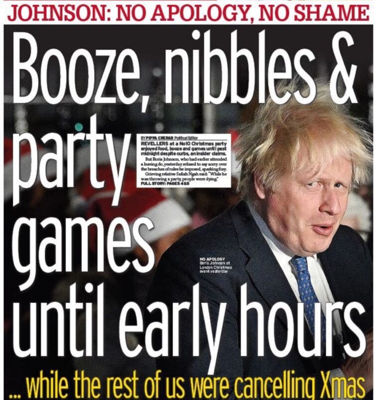 More revelations as Boris Johnson prepares to lie to MP’s again