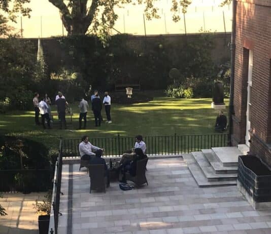 Downing Street insist this was a ‘work meeting’. Really?