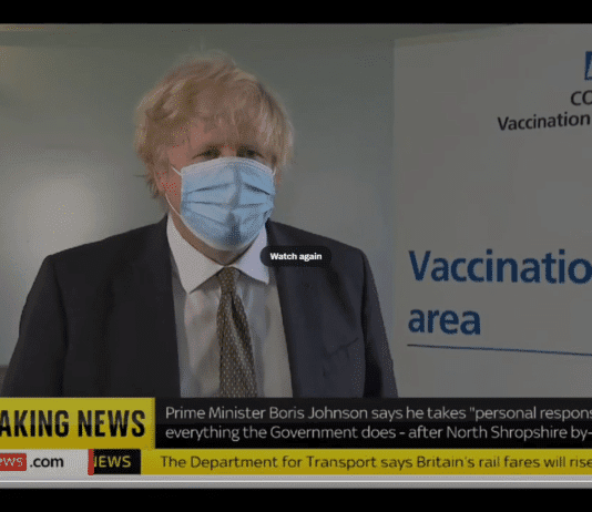 Boris Johnson tries to blame the public and the media. For once the corporate media have had enough