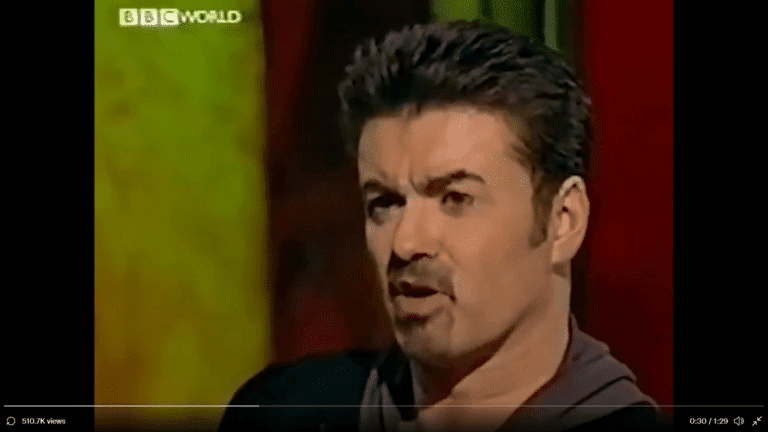 The wonderful George Michael summing up Tony Blair and New Labour