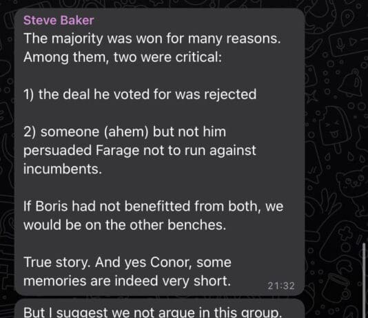 Pro Brexit Tories kick Nadine Dorries off of WhatsApp group for defending Boris Johnson