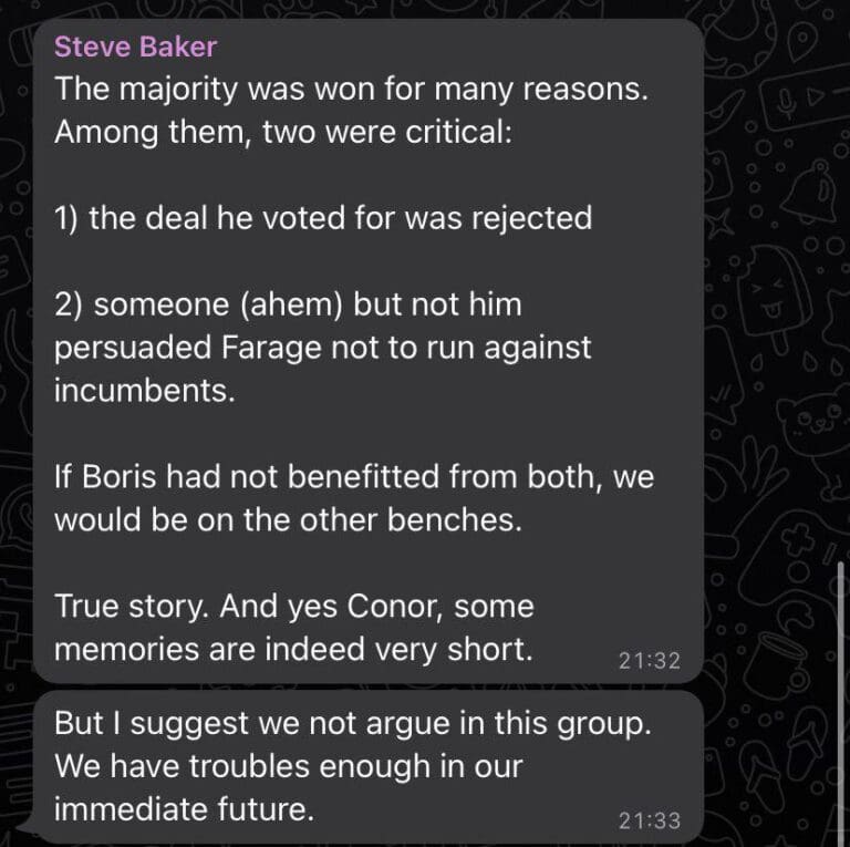 Pro Brexit Tories kick Nadine Dorries off of WhatsApp group for defending Boris Johnson