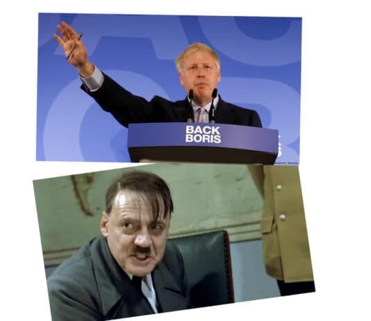 ‘Hitler’ impression of Boris Johnson and his Snides is Uncanny