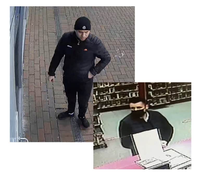 Two men sought following theft and fraudulent card use across Poole and Bournemouth