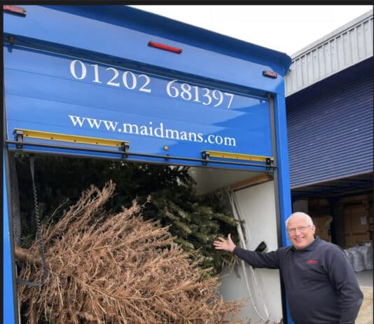 First campaign to recycle Christmas Trees hailed a resounding success by Dorset mental health charity!