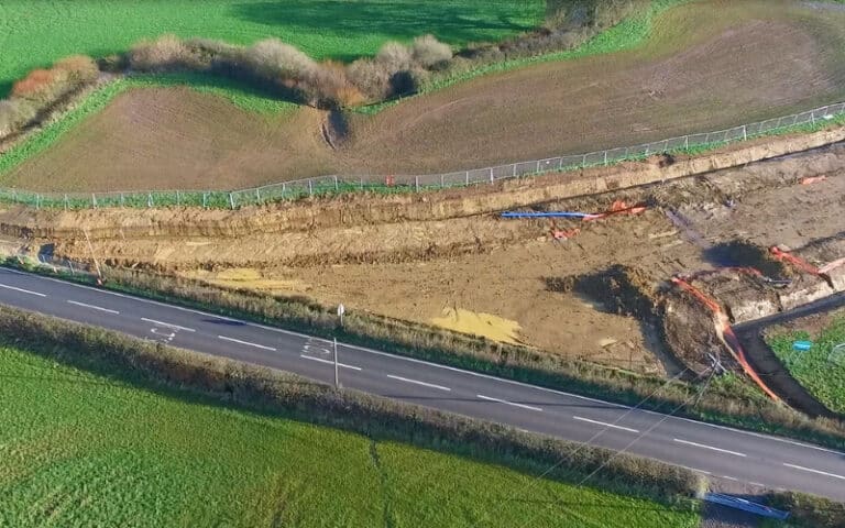 Junction work for new road in Gillingham