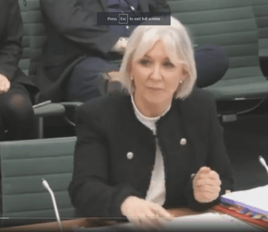 Nadine Dorries spluttering through a question about Channel 4 is just too embarrassing