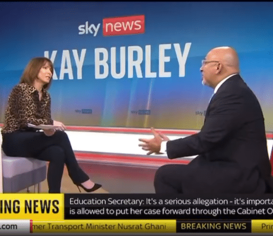 ‘Here is a man who likens Muslims to letter boxes and bank robbers…’. Nadhim Zahawi: Splutter, splutter…