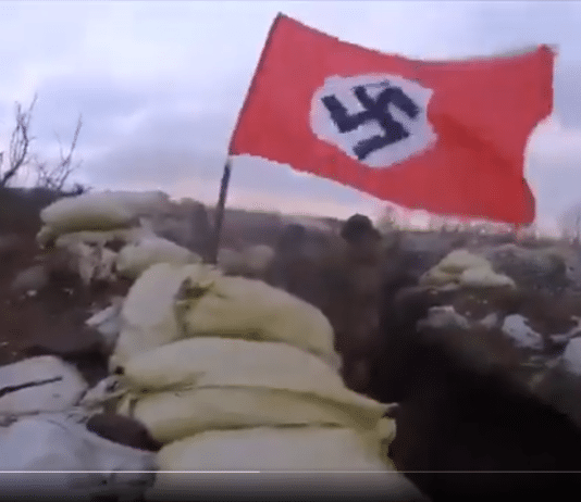 To celebrate Holocaust Memorial Day Johnson and Starmer stand shoulder to shoulder with Ukrainian Nazis