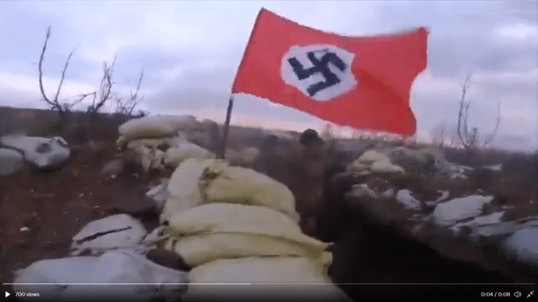 To celebrate Holocaust Memorial Day Johnson and Starmer stand shoulder to shoulder with Ukrainian Nazis