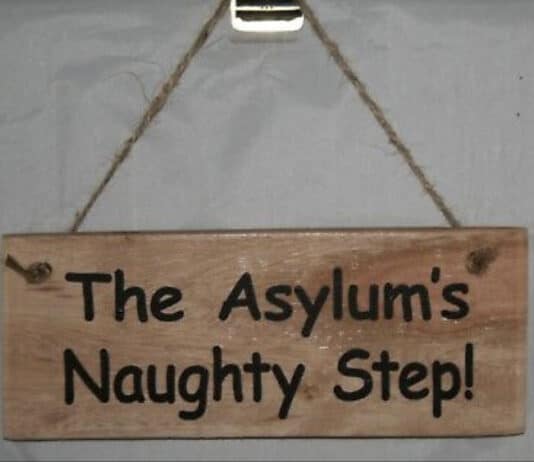 On the naughty step until who says so?