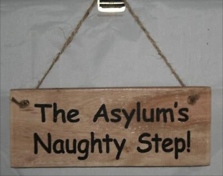 On the naughty step until who says so?