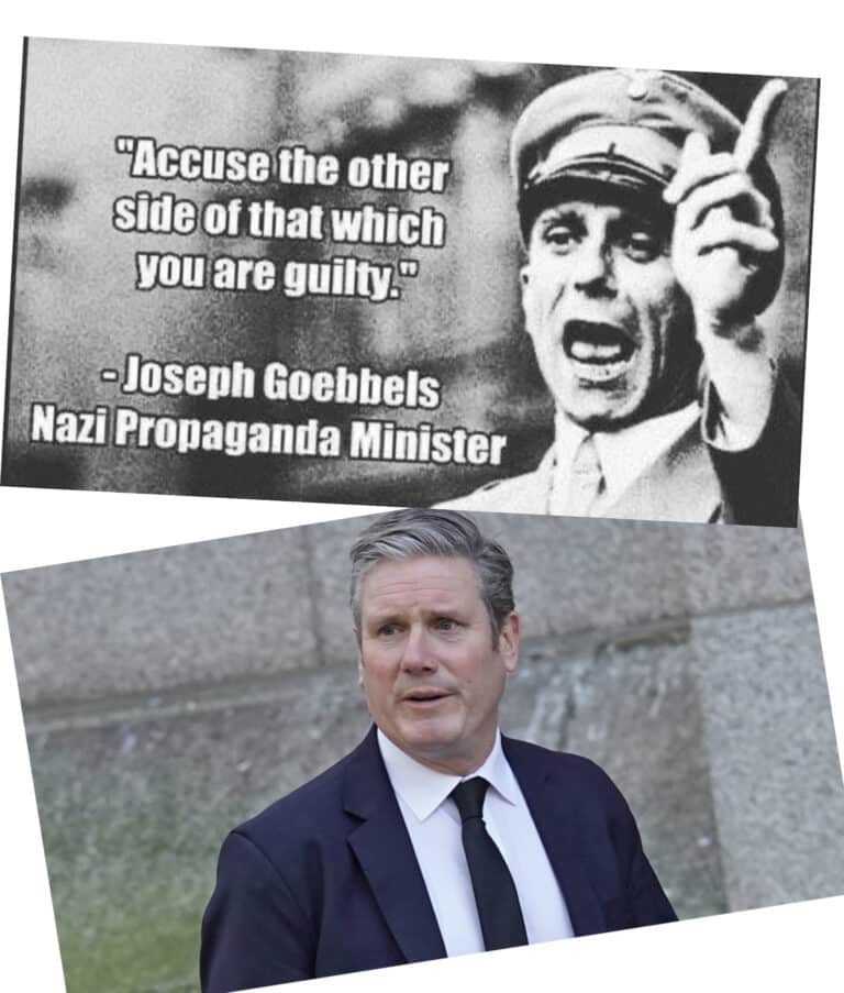 Goebbels would have been very proud of Starmer’s Labour Party
