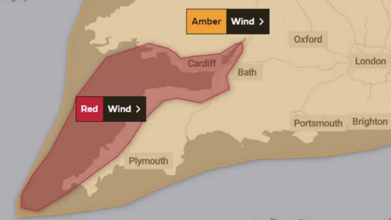 Dorset schools to close due to red warning as storms collide over UK