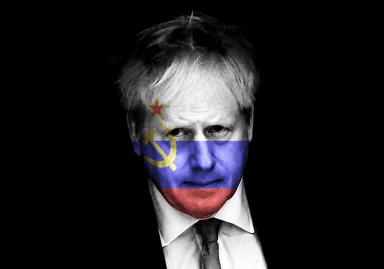 Boris Johnson lies about sanction of Russian oligarch and then walks out