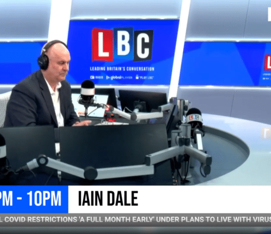 Toxic Iain Dale refuses to listen to facts about Russia and Ukraine