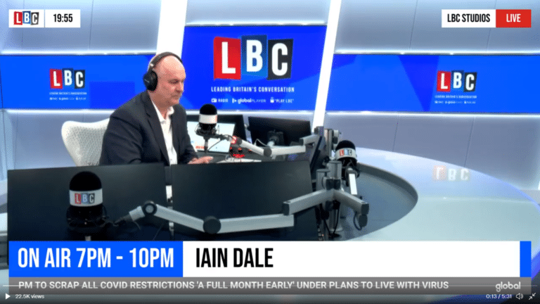 Toxic Iain Dale refuses to listen to facts about Russia and Ukraine