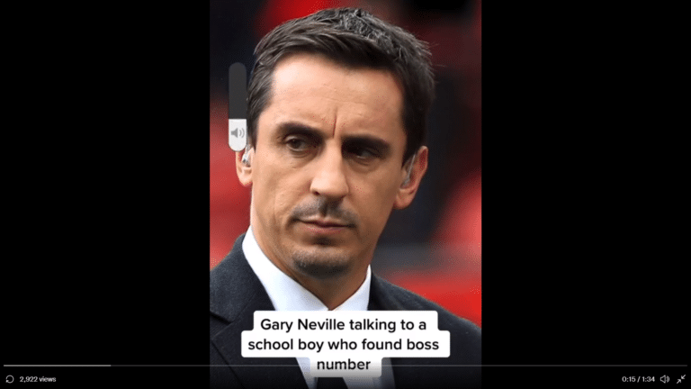 Gary Neville’s angry phone call with student from Millfield School