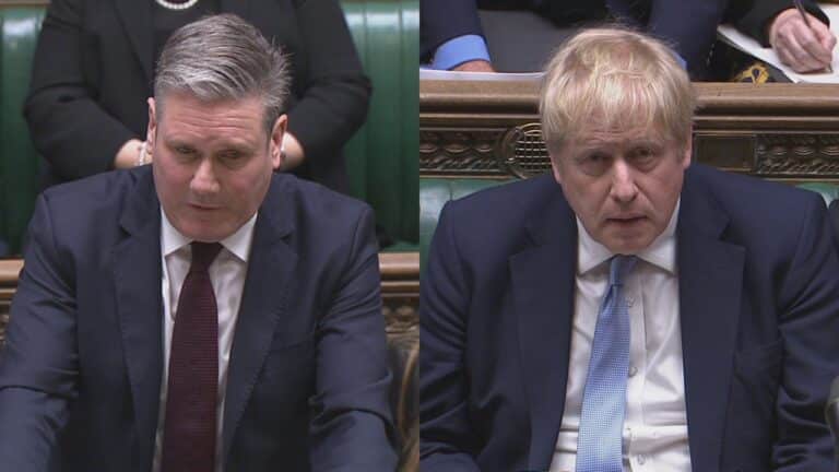 Johnson and Starmer enjoy little support for handling of situation in Ukraine
