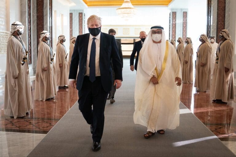Is Boris Johnson wearing a face mask because he is frightened of being beheaded?