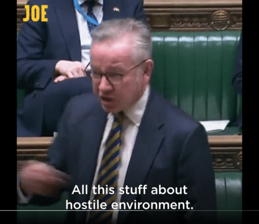 Michael Gove manages a hissy fit and a lie all at the same time
