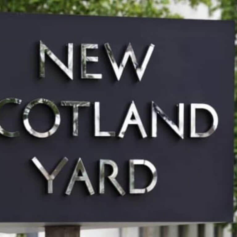 Racist and vile Met Police are at it again