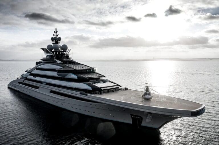 The Russian Oligarchs glitzy, floating prisons or hugely expensive. white elephants?