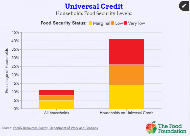 £20 Universal Credit Uplift Guarantee Food Security for Over a Third of Welfare Recipients
