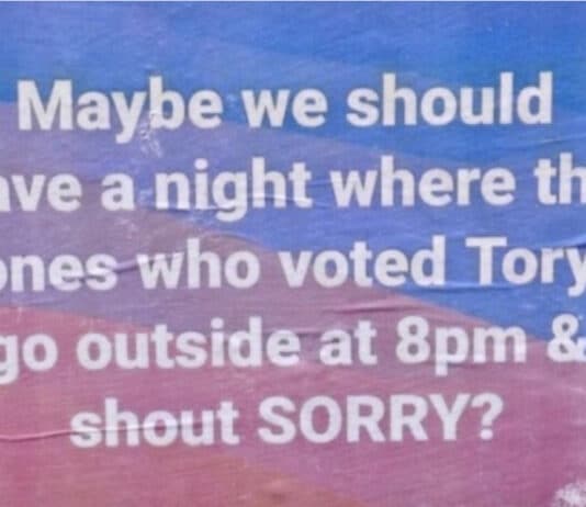 Archetypal ignorant selfish self obsessed ****holes explain why they vote Conservative