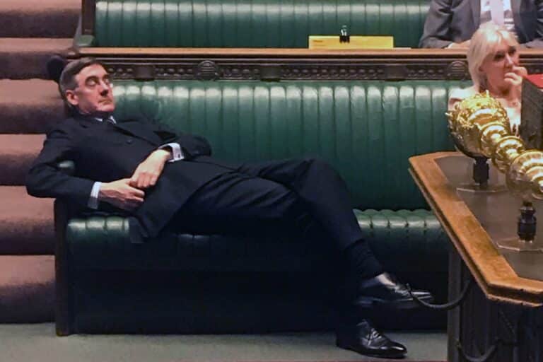 Jacob Rees-Mogg is an arrogant, pompous ****