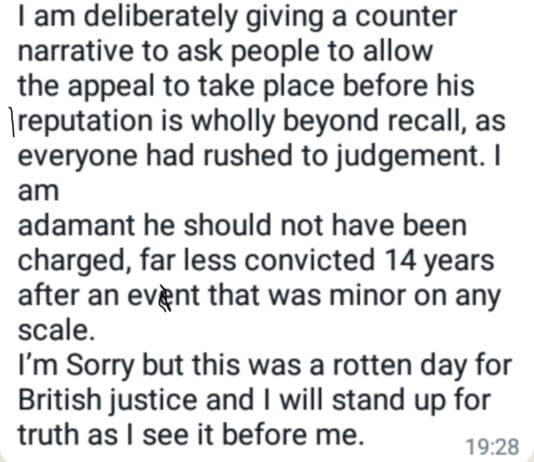 Ex Tory minister forced to retract and apologise after questioning pedophile sentencing