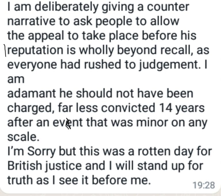 Ex Tory minister forced to retract and apologise after questioning pedophile sentencing