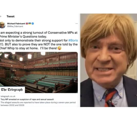 Michael Fabricant is a reflection of the Tory party. Sick and twisted