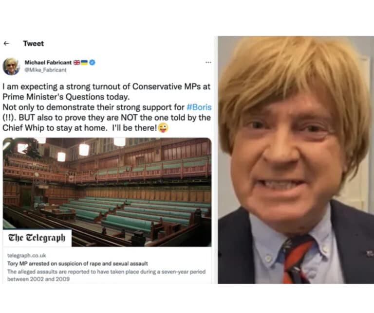 Michael Fabricant is a reflection of the Tory party. Sick and twisted