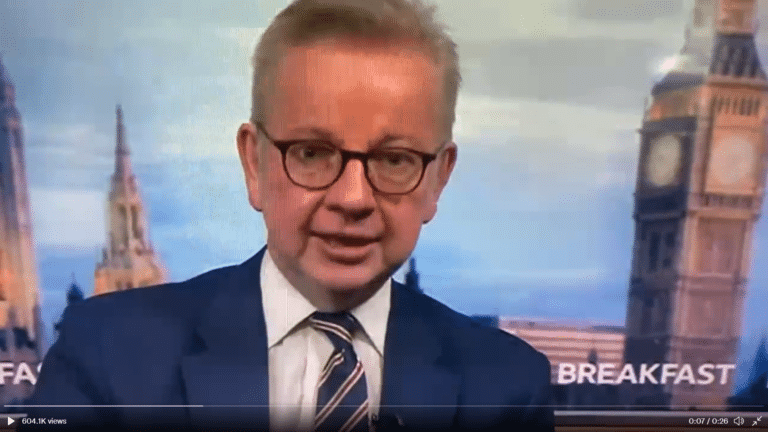 Is Michael Gove back on the coke?