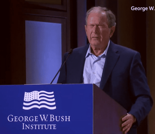 George Bush Jr’s Freudian Slip could be his subconscious reaching out