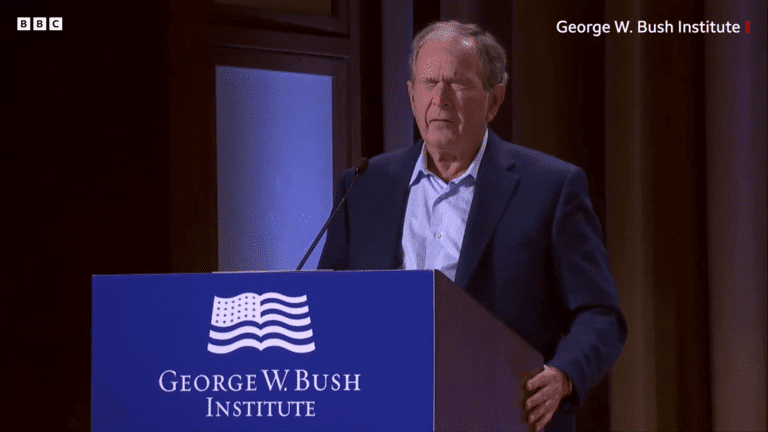 George Bush Jr’s Freudian Slip could be his subconscious reaching out