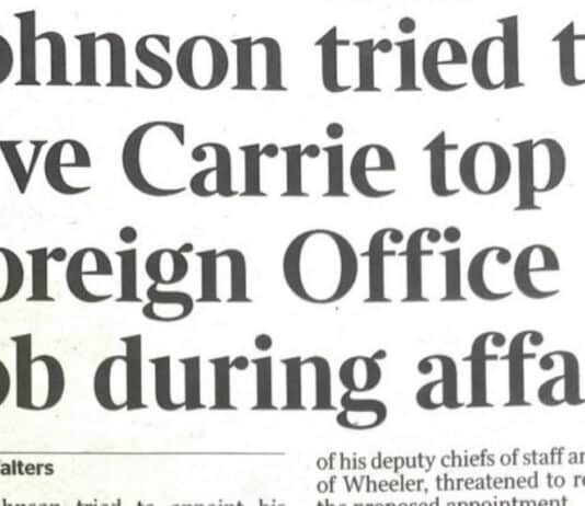 Downing Street leant on ‘pathetic Times’ to drop Boris/Carrie story