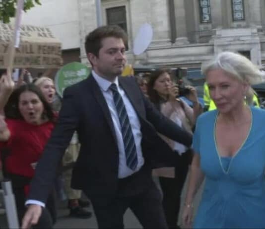 Tories booed as they arrive at fundraising event. They got off lightly