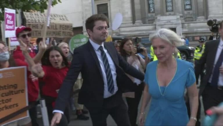 Tories booed as they arrive at fundraising event. They got off lightly